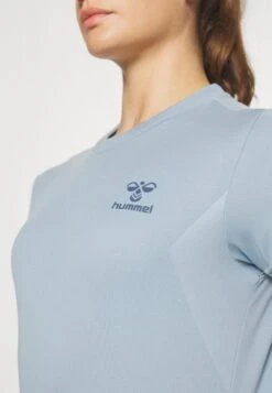 Hummel Active Woman - Sport T-Shirt - Dusty Blue -Hummel 546acf7171b84424a77951da51030633