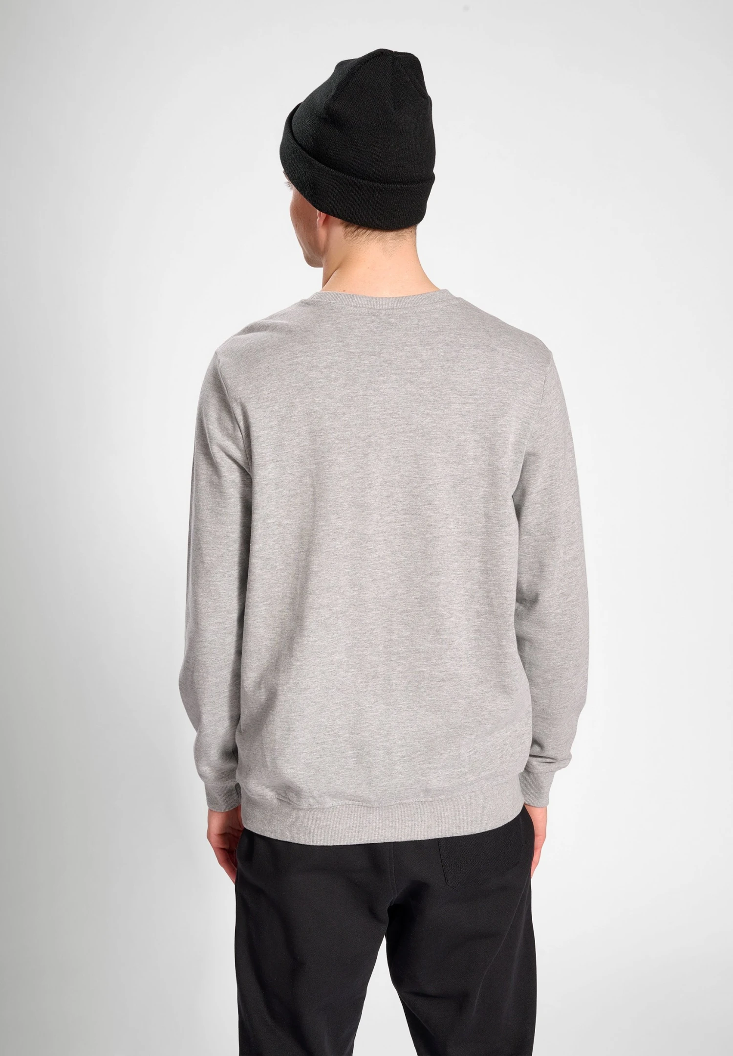 Hummel Hmlic Fred - Sweater - Grey Melange 5 Hummel Hmlic Fred - Sweater - Grey Melange - Afbeelding 3