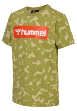 Hummel Rush - T-Shirt Print - Green Olive -Hummel 556626402d294ea78de351b03d7793a1