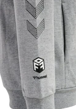 Hummel Hmlmove Grid- Sweater - Grey Melange -Hummel 56a708f283264f359a268818cf000787