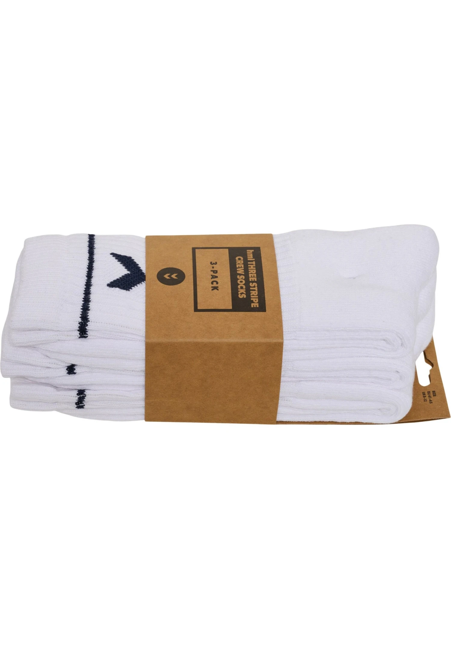 Hummel Stripe Crew 3-Pack - Sokken - Marine 7 Hummel Stripe Crew 3-Pack - Sokken - Marine - Afbeelding 5