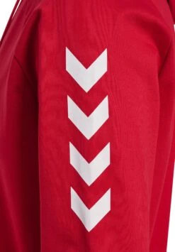 Hummel Zip Hoodie - Sweater Met Rits - True Red -Hummel 58d408e168a247629831219f6cd6a895