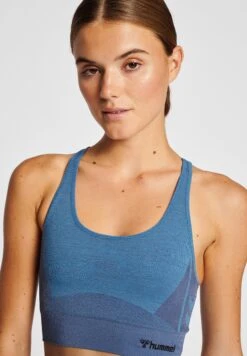 Hummel Seamless - Sport-Bh Met Medium Support - Riviera Insignia Blue Melange -Hummel 5b2fea988e6d4287ab21749d542e41ba