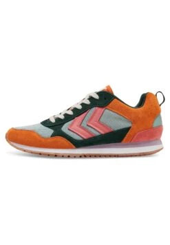 Hummel Fallon Mc - Sneakers Laag - Jungle Green/Burnt Orange