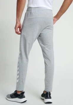 Hummel Tapered Pants - Trainingsbroek - Grey Melange -Hummel 5c78685db3454ef38b8cef6f68115158