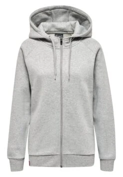Hummel Heavy - Sweater Met Rits - Grey Melange -Hummel 5ca73043259c4891b6da2417e93a4ba0
