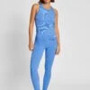 Hummel Christel Seamless Mw Tights - Legging - Riviera Blue Bell Melange