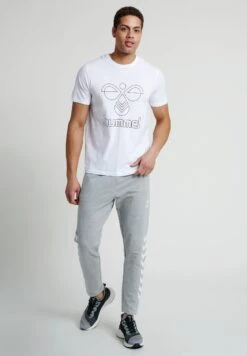 Hummel Tapered Pants - Trainingsbroek - Grey Melange -Hummel 5efbffc96a354a1d858a5a83c5a26737