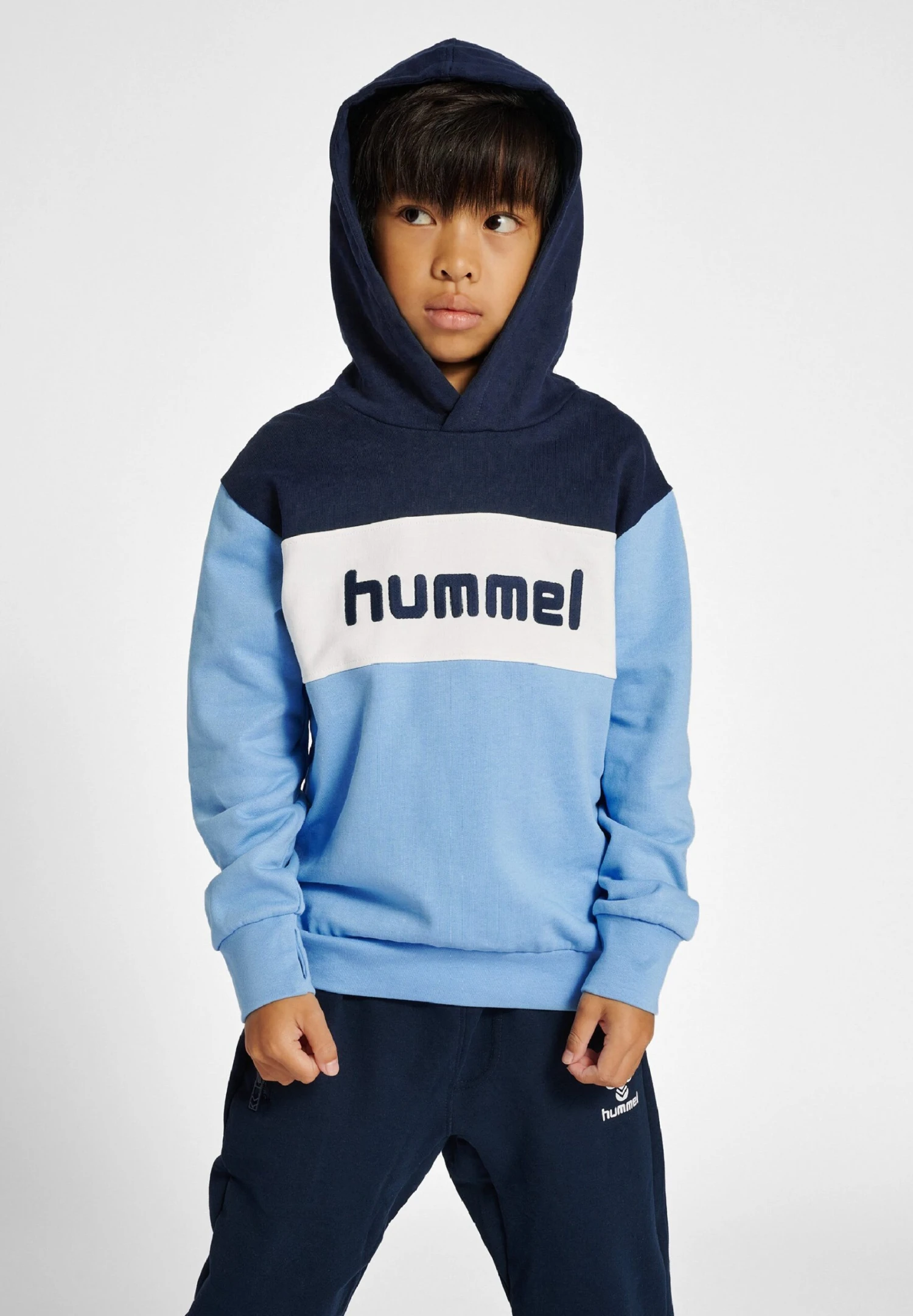 Hummel Morten - Hoodie - Dusk Blue 4 Hummel Morten - Hoodie - Dusk Blue - Afbeelding 2