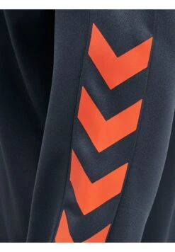 Hummel Hmlpromo Poly Hoodie - Hoodie - Ombre Blue/Nasturtium -Hummel 61c74ded90c940b28dcb657c1ca5e090