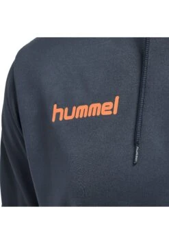 Hummel Hmlpromo Poly Hoodie - Hoodie - Ombre Blue/Nasturtium -Hummel 62ce4b783b9f47e1b894b1f8ed05dbaf