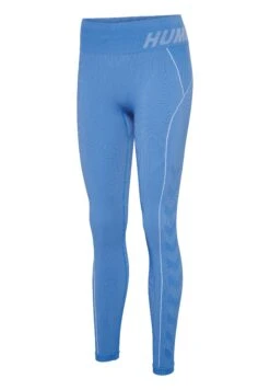 Hummel Christel Seamless Mw Tights - Legging - Riviera Blue Bell Melange -Hummel 663cc7f29800454eb703a8f8ed8469b9