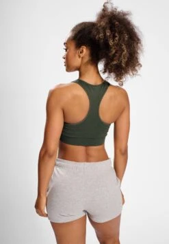 Hummel Tif Seamless - Sport-Bh Met Medium Support - Climbing Ivy -Hummel 665810aae7444ed9b7b3200f327a437d