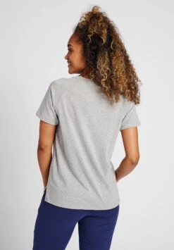 Hummel Hmlnoni - T-Shirt Print - Grey Melange -Hummel 68ad65df57ad49aba0d6c6b1e8264ffa