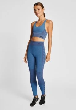 Hummel Seamless - Sport-Bh Met Medium Support - Riviera Insignia Blue Melange -Hummel 68aef1e9c4354ce691d788f5ab90490c