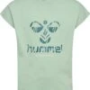 Hummel Olivia S/S - T-Shirt Print - Silt Green
