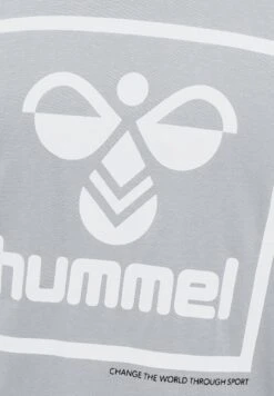 Hummel T-Shirt Print - Grey Melange -Hummel 6d57fab19d8f4c0d8cc77cb3ef7deba2