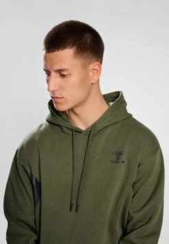 Hummel Active Co- Hoodie - Olive Night -Hummel 6e79729fa03b4ba28be702ed3930bb20
