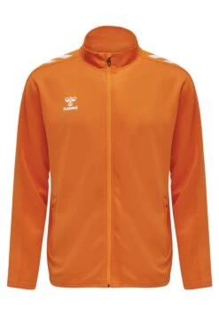 Hummel Hmlcore Xk Zip- Trainingsvest - Orange Tiger -Hummel 6fe0f1cc76ac43aba76037933e0e0b1a