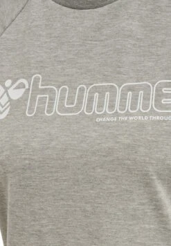 Hummel Hmlnoni - T-Shirt Print - Grey Melange -Hummel 714d42b533e4451aa0a3389e03053887