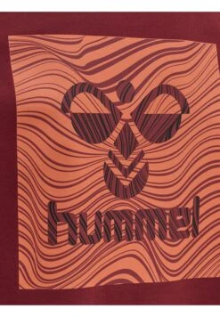 Hummel Hmloffgrid S/S- T-Shirt Print - Rhubarb Nasturtium -Hummel 74b727392d5b4a7ab41b68b9ed3f25f8