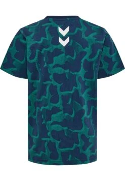 Hummel Mateo S/S - T-Shirt Print - Bayberry -Hummel 74cd82844fbf4bf7bb774a7655bf7258