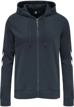 Hummel Hmllegacy Zip Hoodie - Sweater Met Rits - Blue Nights -Hummel 7842db19693441b891d3788c8e9b86ad