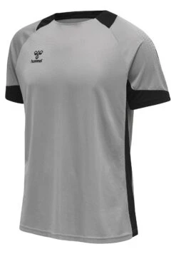 Hummel Lead - T-Shirt Print - Grey Melange -Hummel 7a9066c1035d44fcb0c2b3dfc47ea727