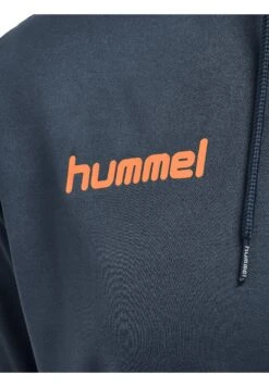 Hummel Hmlpromo Poly Hoodie - Hoodie - Ombre Blue/Nasturtium -Hummel 7cb99c5810cc42c3869f42803db84848