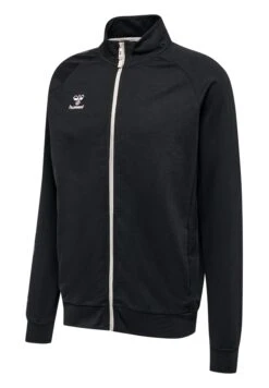 Hummel Move Grid Cot. Zip- Sweater Met Rits - Black -Hummel 7de61fd66399463ca4dd102d0a8fc6ba