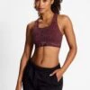 Hummel Hmlmt Fade Seamless- Sport-Bh Met Medium Support - Bitter Chocolate Mineral Red