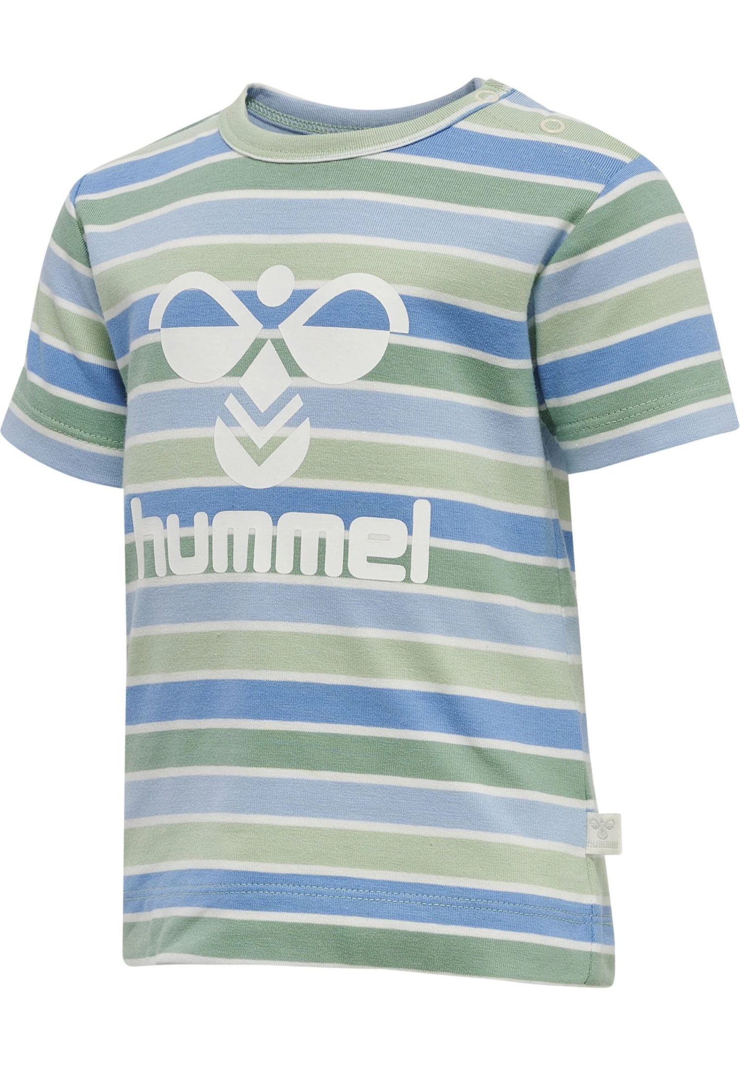 Hummel T-Shirt Print - Grayed Jade 6 Hummel T-Shirt Print - Grayed Jade - Afbeelding 4