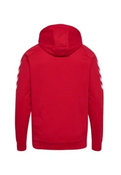 Hummel Zip Hoodie - Sweater Met Rits - True Red -Hummel 82c7696307fc47bfbe2985a6ec5ae8a5