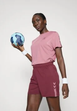 Hummel Hmlactive Pl - Korte Broeken - Burgundy -Hummel 83508c0c891f48929a3a8f91bb9932a7