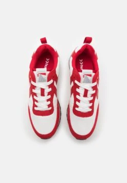 Hummel Monaco 86 Unisex - Sneakers Laag - White/Red -Hummel 836827afffd34c4585e700855238d132