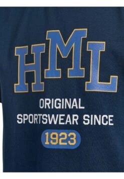 Hummel Lucas S/S - T-Shirt Print - Dress Blues -Hummel 83f7b34fee334beaa4eafd141156876d