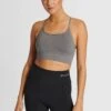 Hummel Tiffy Seamless - Sport-Bh Met Light Support - Charcoal Grey -Hummel 86c889ee4a4e48e0b1b219f41d35dd17