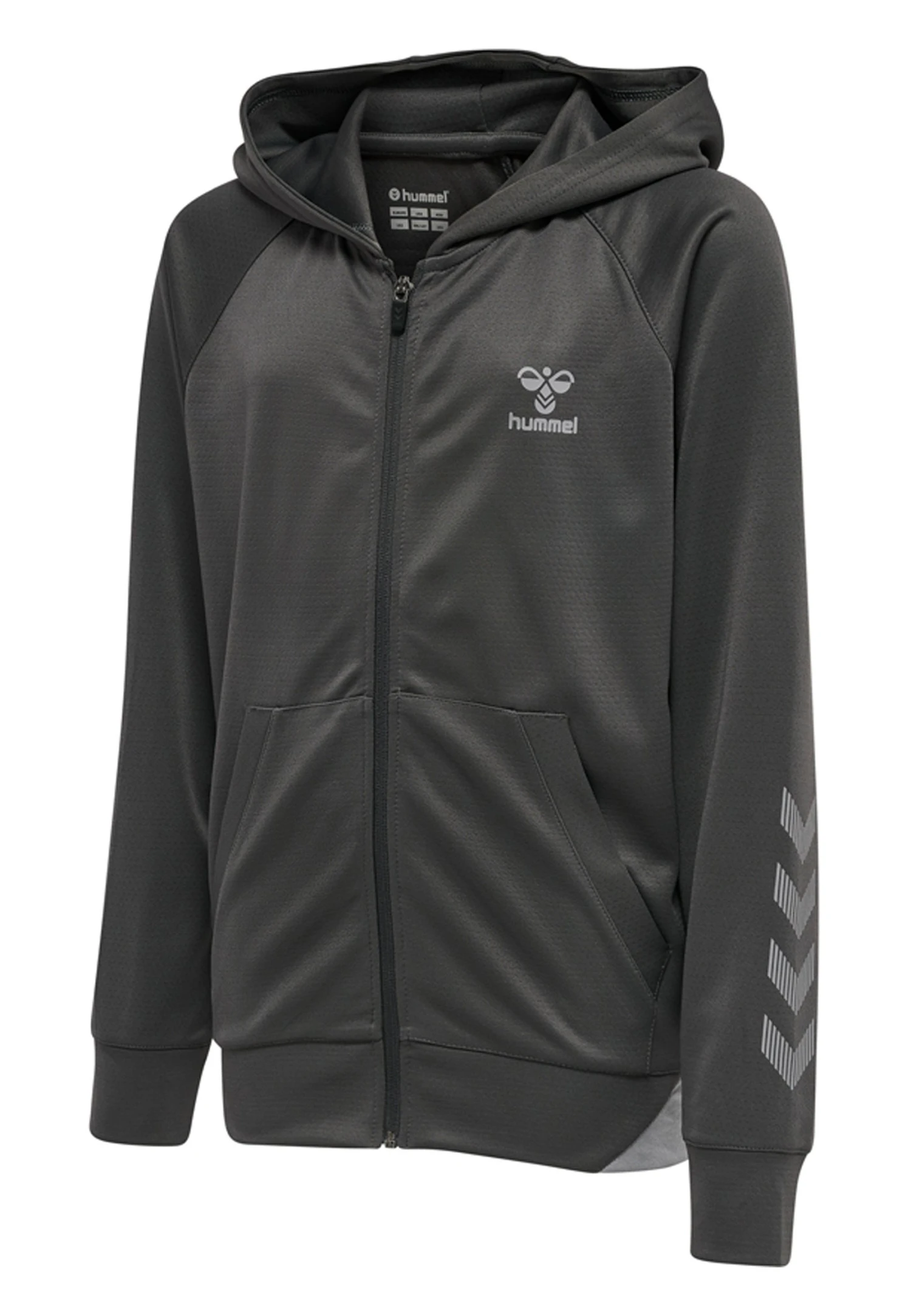 Hummel Action Zip Hoodie Kids Unisex - Trainingsvest - Forged Iron 5 Hummel Action Zip Hoodie Kids Unisex - Trainingsvest - Forged Iron - Afbeelding 3