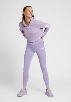Hummel Hmllegacy Cropped- Hoodie - Heirloom Lilac -Hummel 87774c22355e46cba6350d3a107a7e72
