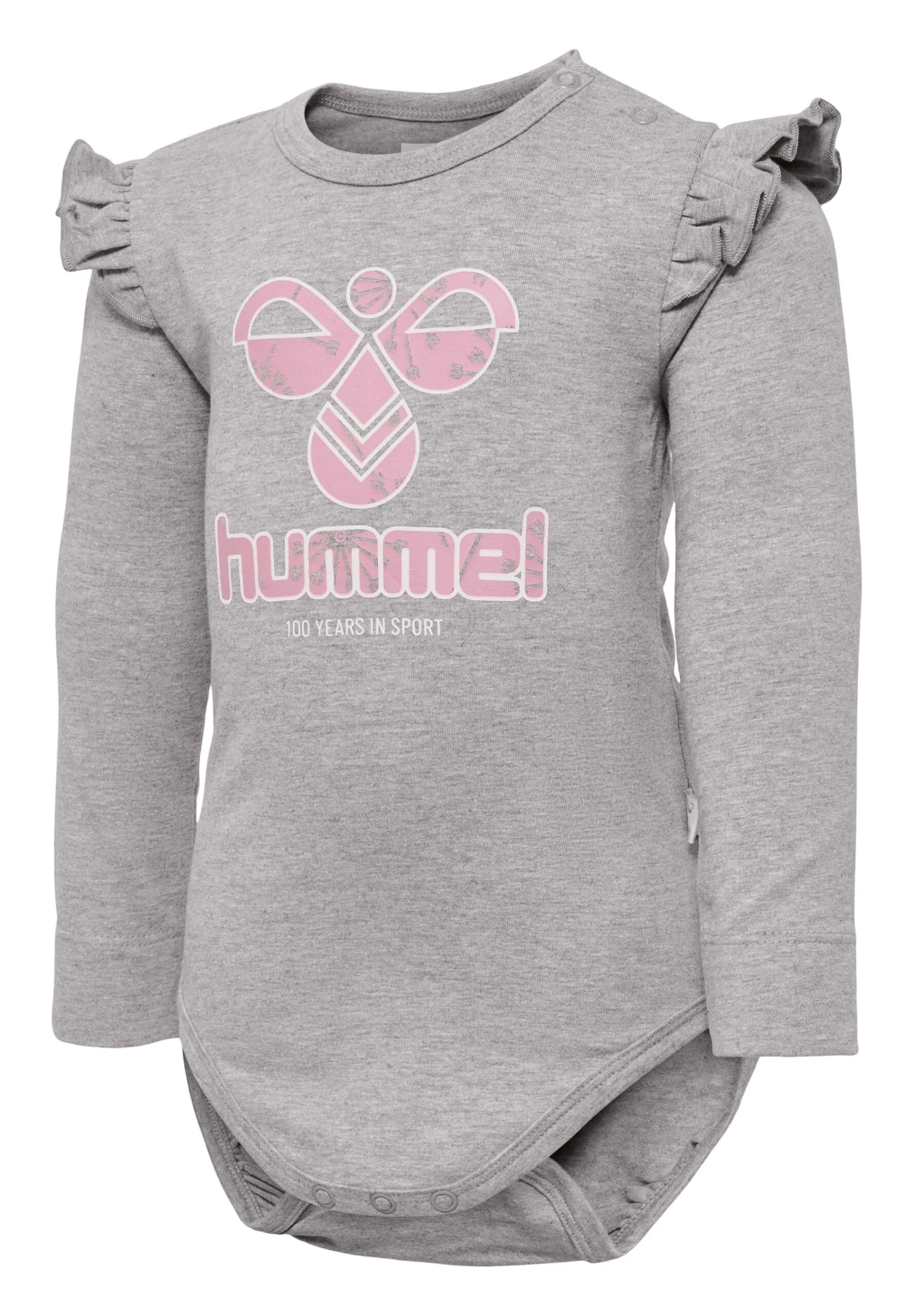 Hummel Dana L/S - Body - Grey Melange 6 Hummel Dana L/S - Body - Grey Melange - Afbeelding 4
