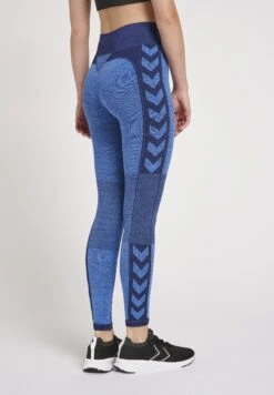Hummel Legging - Insignia Blue Melange -Hummel 9274f16a926947ffb2e4c39588636e83