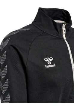 Hummel Move Grid Cot. Zip- Sweater Met Rits - Black -Hummel 9319a71946b64a20863d7cf82077a03e