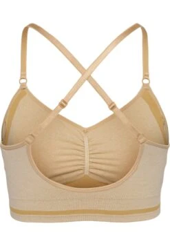 Hummel Lulu Seamless Scrunch- Sport-Bh Met Light Support - Curds & Whey Melange -Hummel 9398321383cc40f9978950ceb8532d92