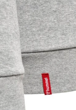 Hummel Heavy - Sweater Met Rits - Grey Melange -Hummel 98a7b54a433644c78c7fba2649e568c2