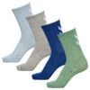 Hummel Hmlchevron Col 4-Pack Mix - Sokken - Mix Green Spruce Celestialblue