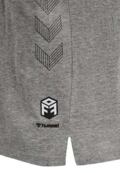 Hummel Move Grid- Sport T-Shirt - Grey Melange -Hummel 9c5fd7c83cb242ba9f78a72543e045be