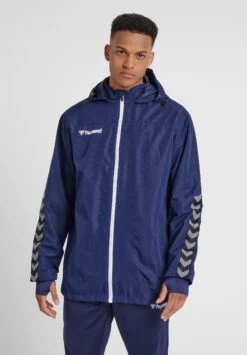 Hummel Hmlauthentic All-Weather- Jas - Marine