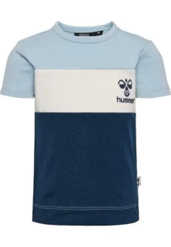 Hummel Block- T-Shirt Print - Celestial Blue