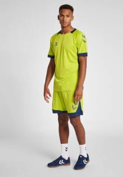 Hummel Poly - Korte Broeken - Lime Punch -Hummel a18b2408b6134ec98b785e4cabbe4cf8