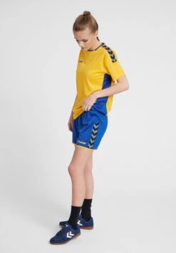 Hummel Hmlauthentic- Korte Broeken - True Blue Sports Yellow -Hummel a7179bf8e93f4cbf8d4afb6bc475aa26